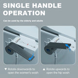 Bidet Attachment Ultra-Slim Toilet Seat Attachment Dual Nozzle Bidet Adjustable Water Pressure Non-Electric Ass Sprayer