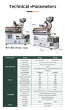 Commercial Home Use 3kg 2kg 1kg Coffee Roaster Machine for Cafe Factory Beans Roasting Equipment