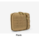 1000d Nylon Molle Admin Drop Pouch Bag, Laser Cut Utility Pouch Modular EMT EDC Organizer Cell Phone Tool Waist Pouch Bag