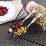 Stainless Steel Long Handle Teaspoon Measuring Shovel Spoon Vintage Loose Leaf Tea Scoop Coffee Bean Scooper Kitchen Sugar