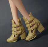 Doll toy accessories shoes high heels black shoes for your BB dolls BBIA31