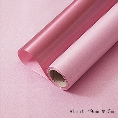 Korean Packaging Film for Flowers, Premium Waterproof Floral Wrapping Paper, Flower Shop Flower Packaging Materials