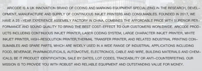 Industrial High-Speed Large Character Inkjet Printer For Packaging Plastic Coding Machine