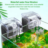 Fish Tanks Suspended Filter 2.5W 250H/L Hang Up Filter Oxygen Water Pump USB Mini Filter Aquarium Fish Tank Filter Water Purifie