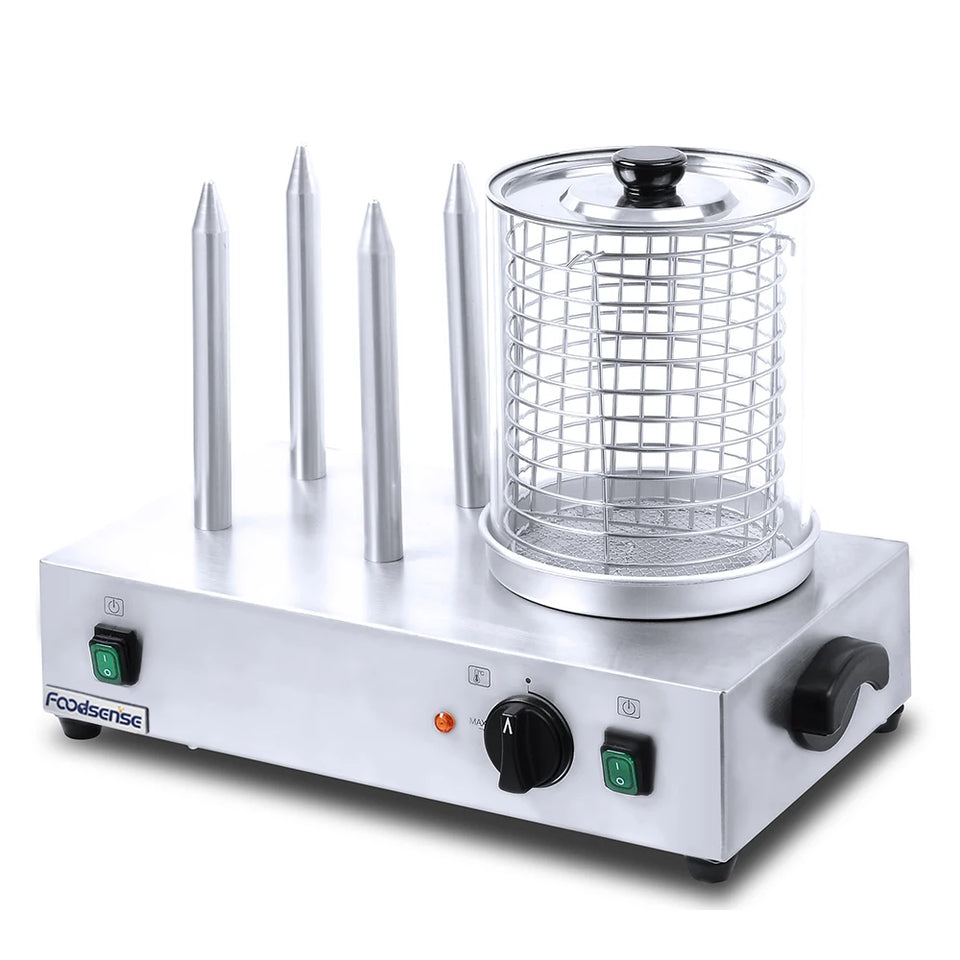 Popular Stainless Steel Electric Commercial Food Hog Dog Steamer Machine of Catering Equipment