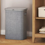 85L Laundry Hamper with Handles Inner Bag Plastic Frame Good Support Large Capacity Dirty Clothes Basket