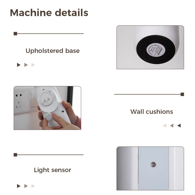 300m³ Wall Mounted Bluetooth Control Perfume Fragrance Diffuser Home Flavoring Air Freshener Air Purifier Oil Diffuser