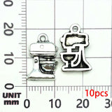 10/20pcs Coffee Charms Alloy Coffee Cup, Coffee Bean Design Pendants for DIY Bracelet Necklace Jewelry Making Accessories