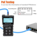 NOYAFA LCD Display Measure Length Tracker NF-8209 Cable POE Wire Checker Test Network Tool Scan Cable Wiremap Tester