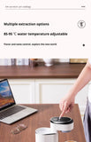 Compact Semi-Automatic Coffee Machine - Perfect for Espresso and American Coffee at Home