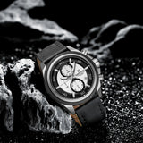 NAVIFORCE Waterproof Watches for Men Original Brand Luxury Leather Men's Quartz Wristwatch Fashion Military Chronograph Male