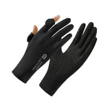 Sunscreen gloves for men and women, touch screen, ice silk thin design, large size, summer outdoor driving, cycling, rider, sun