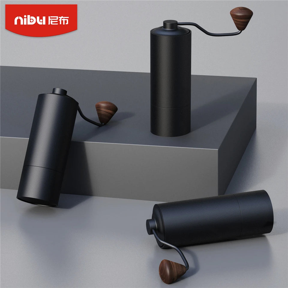 Manual Coffee Grinder Coffee Milling Machine Kitchen Aluminum Coffee Mills Mini Portable Hand-Made Coffee Bean Grinders 15g
