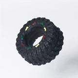 Puppy Teeth Training Toy Durable Dog Chew Wheel Interactive Sound Toy Chew-Resistant for Small Medium Dogs Pet Supplies