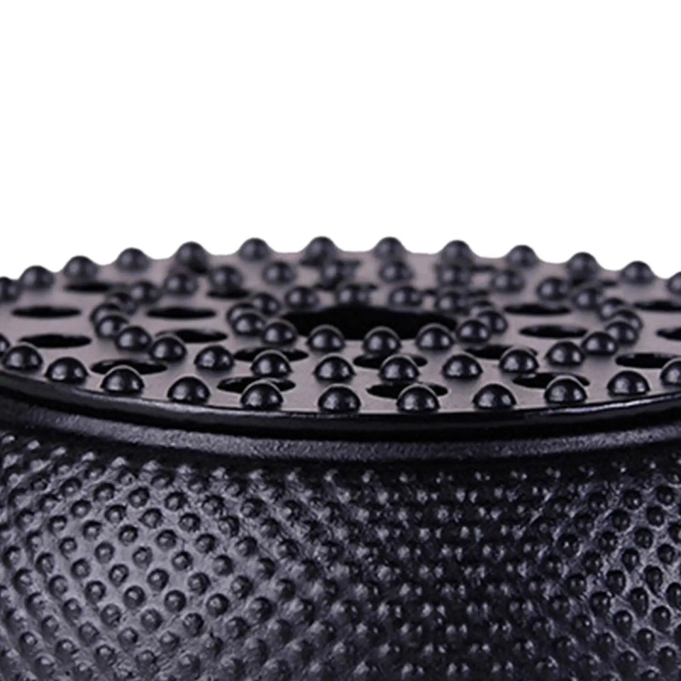Black Cast Iron Teapot Warmer Candle Stand Holder Stove Heater Tea Pot Holder for Heating Tea, Coffee and Milk