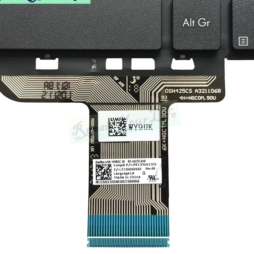US UI Latin Backlight Keyboard For ASUS ExpertBook B1 B1500 B1500C P1450 P1450CBA BW450 PX555C B1500CEA 0KNX0-5622LA00 5123UI00
