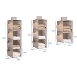 Hanging Storage Closet Clothes Organizer Wardrobe Jeans Sweater Pants T-shirt Home Bedroom Cabinet Organization Dressing Room