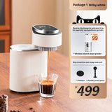 Compact Semi-Automatic Coffee Machine - Perfect for Espresso and American Coffee at Home