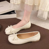 New Korean Style Women's Split-Toe Loafers Shallow Cut Ballet Flat Slip-Ons with Comfortable Mary Jane Spring/Autumn Tabis Shoes