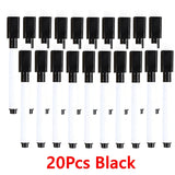 100/5Pcs Dry Erase Whiteboard Markers Set, Washable Pens with Magnetic Eraser for Office Whiteboards & Art Supplies