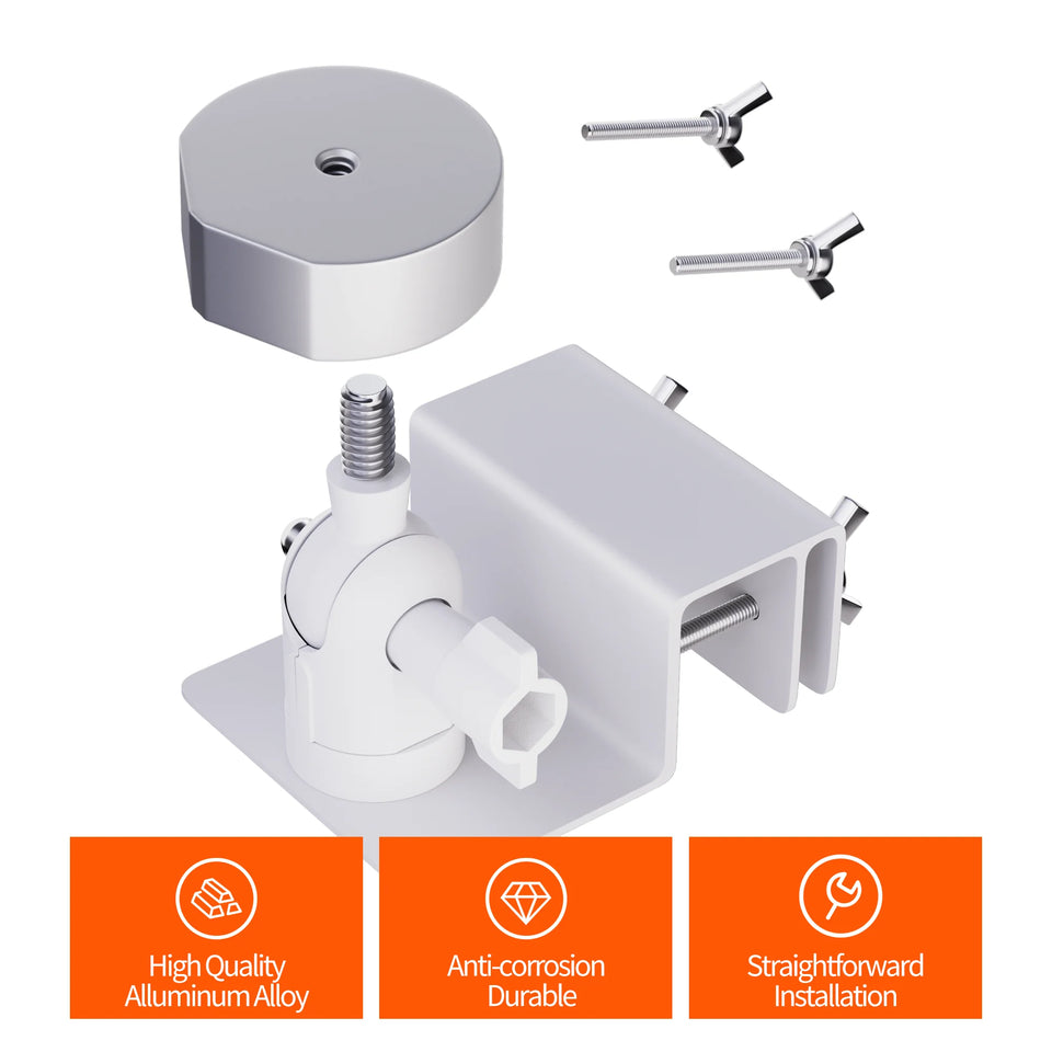 Starlink Mini Gutter Mount Compatible with Original Pipe Adapter Adjustable Starlink Mini Mounting Kit Accessories