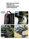Portable Steel Wire Lock, Stretchable Steel Wire Helmet Lock, Baby Car Lock, Portable Treasure Ruyi Steel Wire Portable Lock