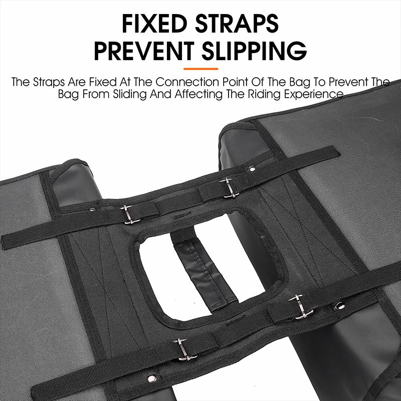 WEST BIKING Bicycle Bag 36L Multifunctional Saddle Bag Waterproof MTB Bike Rack Bag Travel 2 In 1 Big Capacity Bicycle Rear Bag