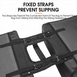 WEST BIKING Bicycle Bag 36L Multifunctional Saddle Bag Waterproof MTB Bike Rack Bag Travel 2 In 1 Big Capacity Bicycle Rear Bag