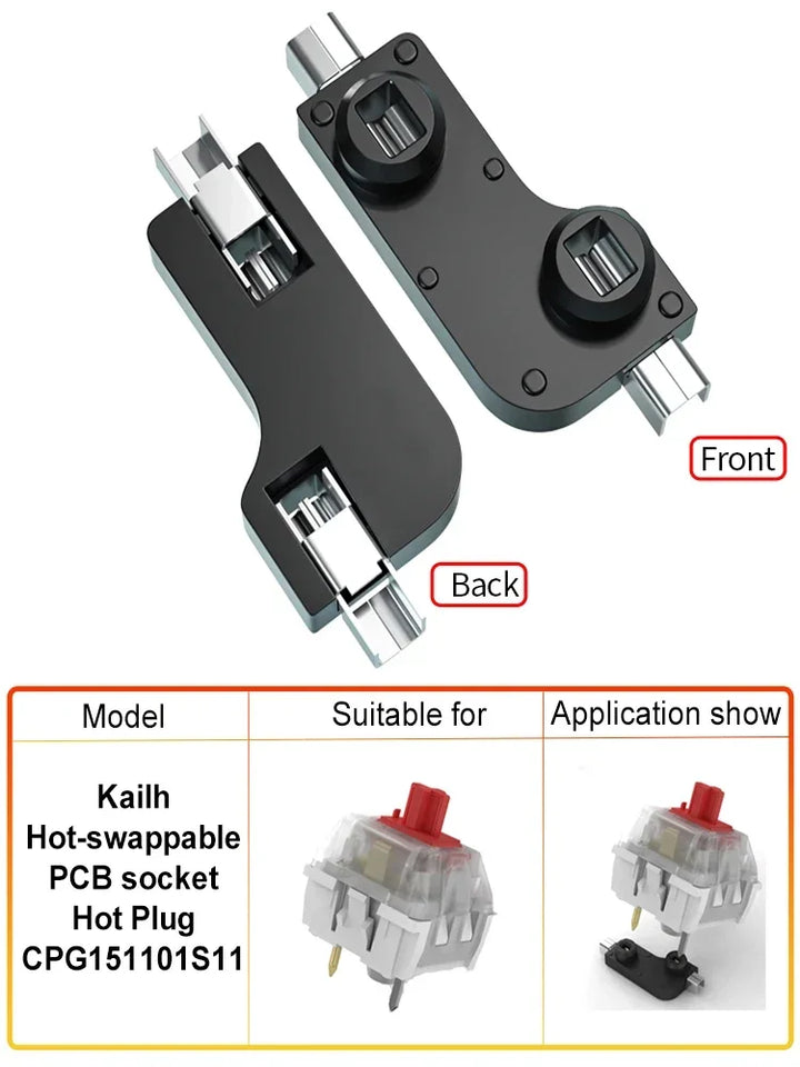 10/30/70/110pcs Kailh Hot-swappable PCB Socket Hot Plug CPG151101S11 For Outemu Cherry MX Switches Keyboard Axis DIY Connector