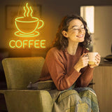 Coffee Led Neon Sign, Coffee Super Bright Sign, Usb Connection Powered, Suitable For Coffee Shop Front Desk Business Art Decor.