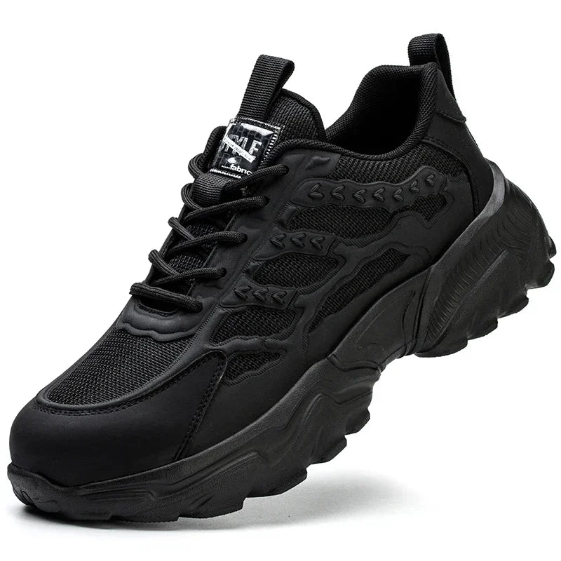 2023 Latest White Safety Shoes Sneakers Men Steel Toe Cap Work Boots Anti-smash Anti-puncture Lightweight Protective Footwear