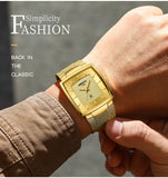 NIBOSI Mens Watches Top Brand Luxury Square Quartz Watch Men Slim Mesh Waterproof Sport Wristwatch Date Luminous Reloj Hombre