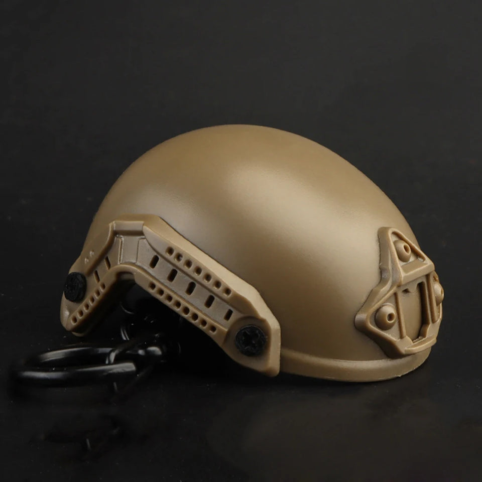 New Mini Fast Helmet Keychain Tactical Fan Accessories Beer Opener Bottle Opener Decrowner Dummy Helmet Shaped Toy Outdoor Tool