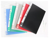 B4 Plastic Budget Binder File Folders Documents Booklet Leaflet 40/60 Pages Office Student Supplies Desk Organizer