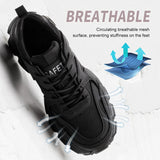 Men Work Safety Shoes Anti-puncture Working Sneakers Male Indestructible Work Shoes Men Boots Lightweight Men Shoes Safety Boots