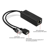 PoE Splitter 48V to 5V 2A USB TYPE A Female Ethernet 802.3af /at for IP Camera tablet Electronic Equipment Power Accessories