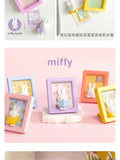 Miffy Photo Frame Phone Stand Blind Box Studying Reading Dreaming Rabbit Model Magnetic Refrigerator Sticker Decoration Gift