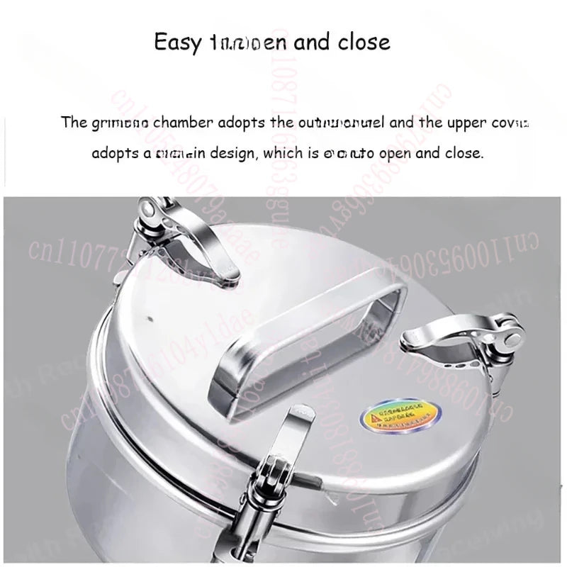 1000G Grinder Machine Grains Electric Herbal Coffee Powder Miller Dry Food High Speed Intelligent Spices Cereals Crusher