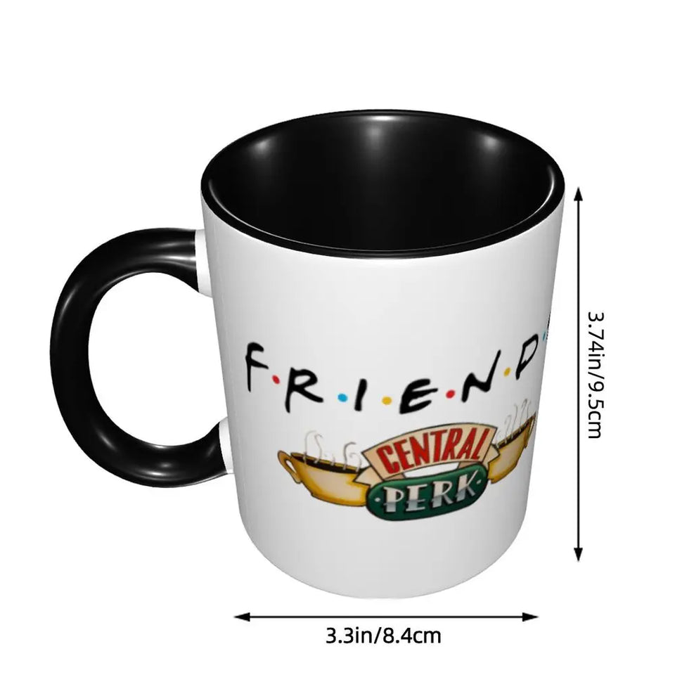 Classic Friends TV Show Coffee Mug DIY Personalized Ceramic Mug Cup Creative Present