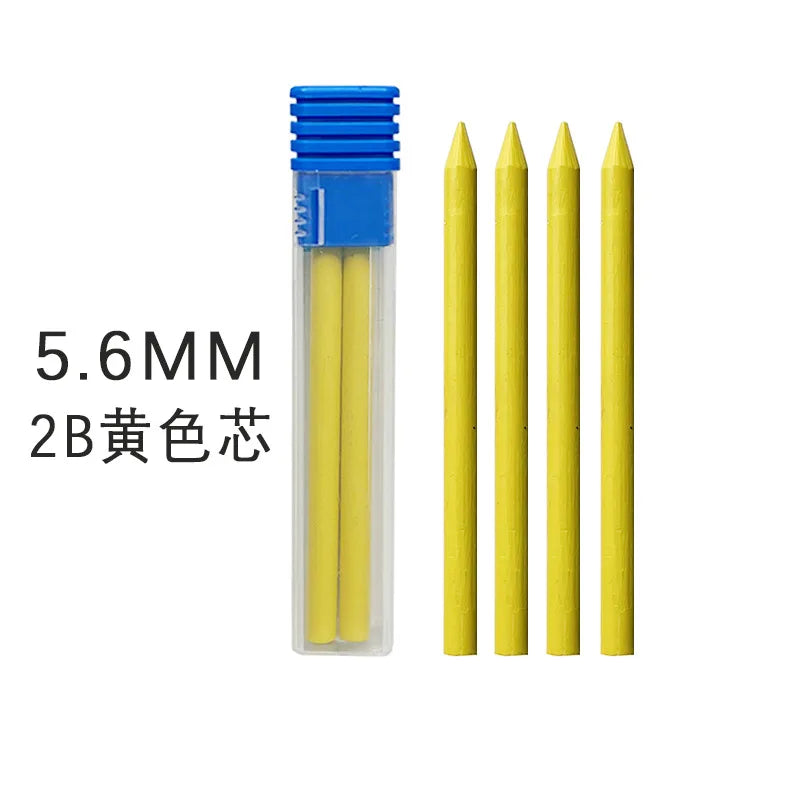 5.6mm Metal Automatic Pencil Lead Hand-drawn Writing Active Pencil Mechanical Drawing Pencil Refill 5.6 Colorful Pencil Leads