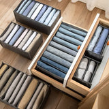 Closets Clothes Organizer Pants Jeans Storage Box Cabinet Organizer Drawers Underwear Socks T-Shirt Wardrobe Storage Organizers