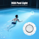 45W & 36W RGB LED Pool Light IP68 Waterproof 460/360 LEDs 2500/3600lm Remote Control for Swimming Pool Fountain Pond