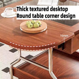 Living Room Coffee Tables Mobile Hotel Small Trolley Balcony Folding Side Table Auxiliary Lounge Center Furniture For Rooms