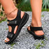 Summer Wedge Sandals for Women 2026 New Fashion  Beach Shoes Woman Lightweight Casual Platform Plus Size Sandals Women