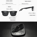 KDEAM New Arrivals Fashion Square Polarized Sunglasses For Men And Women Fishing Sun Glasses Colorful Lens With Hard Case