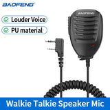 Baofeng BF-780 Dual PTT Remote Shoulder Walkie Talkie Speaker Microphone Mic For UV-5R BF-888S 5RH 21 PRO Quansheng UV-K5 UV-K6