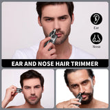 HIENA Electric Nose Hair Trimmer Mini Pocket Nose Ears Hair Eyebrow Trimmer for Men Rechargeable Clipper ﻿home appliance