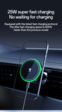 Qi2.2 Car Magnetic Wireless Charger Stand  LED Phone Holder  Air-Cooling Fast Charging Station For Magsafe iPhone 17~12 Pro Max