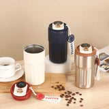 Smart Temp Display Stainless Steel Tumbler Thermal Mug Vacuum Insulated Coffee Cup Travel Thermos Cups Hot Water Bottle for Tea