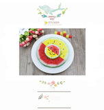 Simulated watermelon skin, fake watermelon slices, fake fruit slices, food, food model, restaurant, restaurant decoration, shoot
